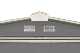 EZEE Galvanized Steel Storage Shed with Low Gable Roof, Charcoal/Cream, 6-ft x 5-ft O5Y7 - product image 3