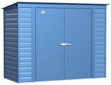 Select Galvanized Steel Storage Shed, Blue Grey, 8-ft x 4-ft O7D2 - product image 1