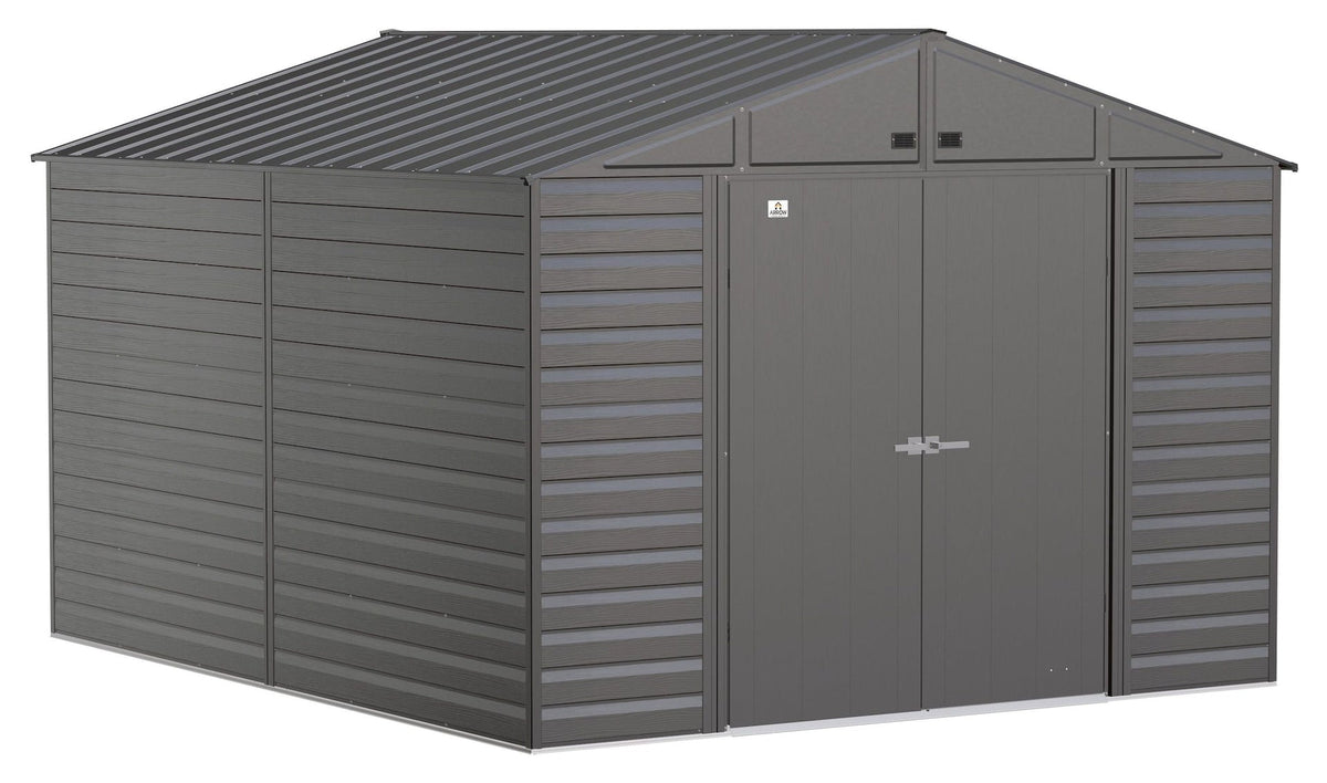 Select Galvanized Steel Storage Shed, Charcoal, 10-ft x 12-ft D9N9 - product image 2