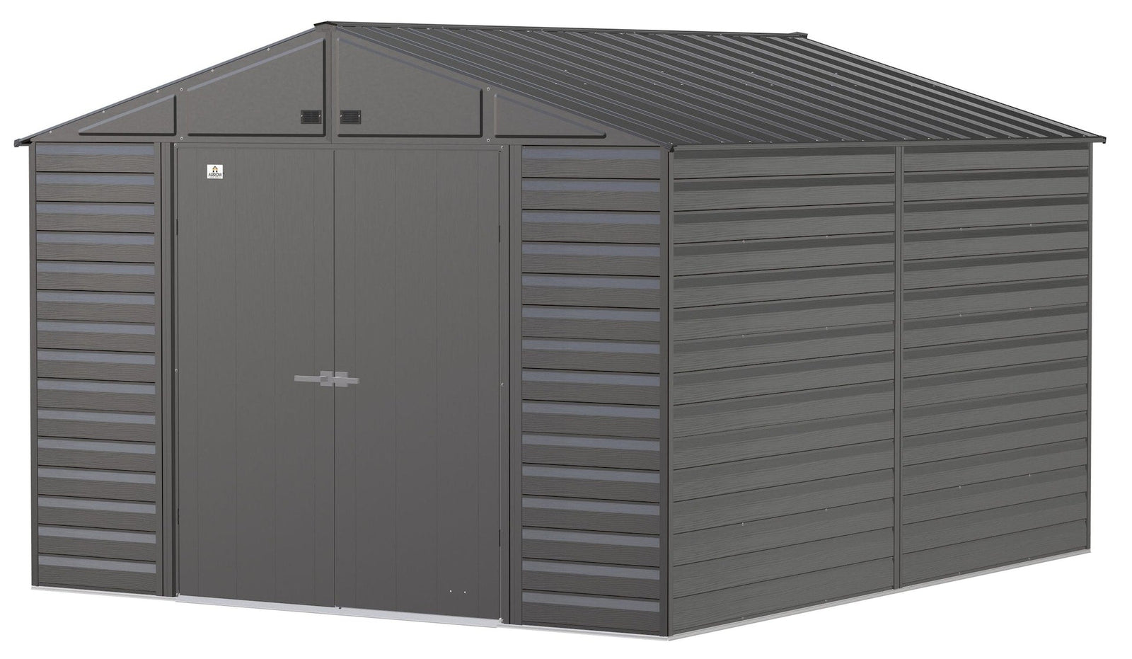 Select Galvanized Steel Storage Shed, Charcoal, 10-ft x 12-ft D9N9 - product image 3
