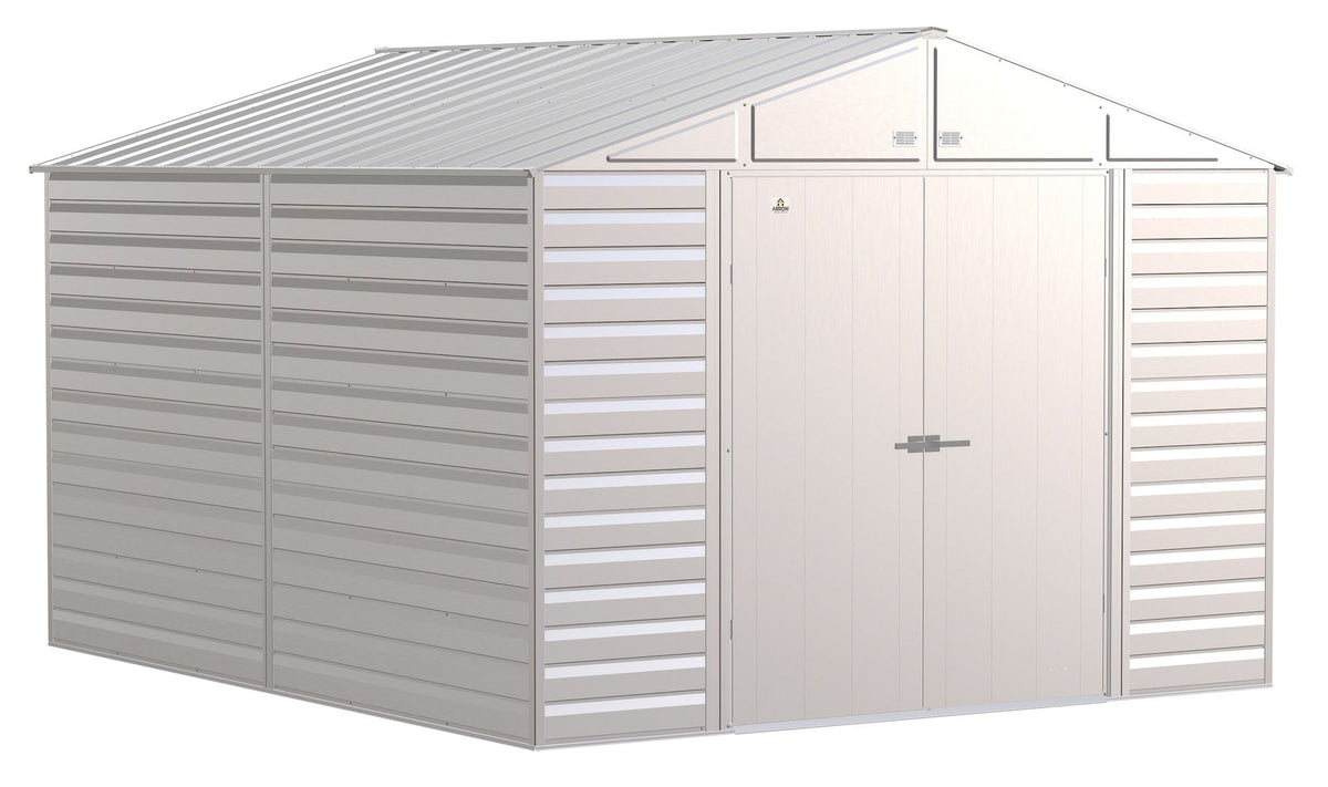 Select Galvanized Steel Storage Shed, Flute Grey, 10-ft x 12-ft Q2V2 - product image 2
