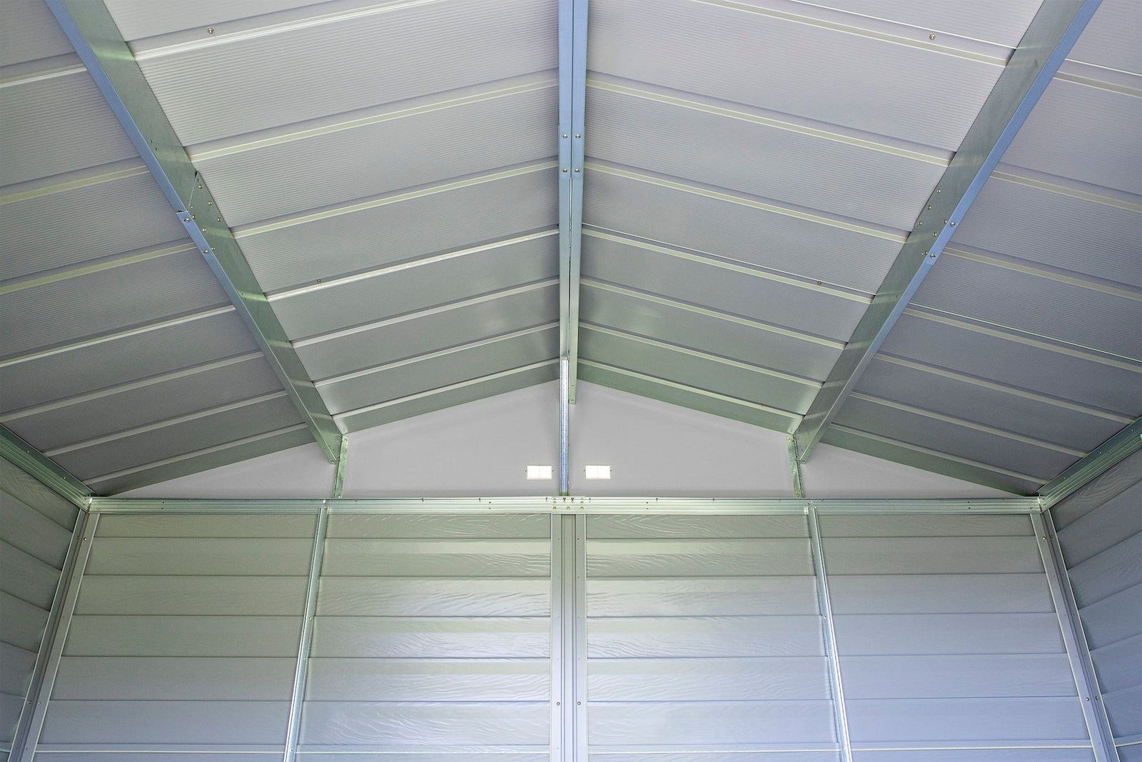 Select Galvanized Steel Storage Shed, Flute Grey, 10-ft x 12-ft Q2V2 - product image 7