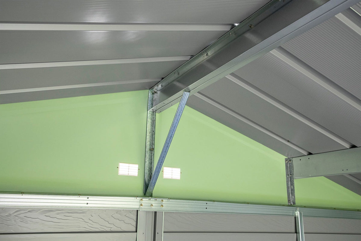 Select Galvanized Steel Storage Shed, Sage Green, 10-ft x 8-ft C7F4 - product image 7