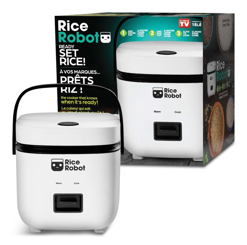 Ceramic Nonstick Rice Cooker, White, 1-qt H4P5