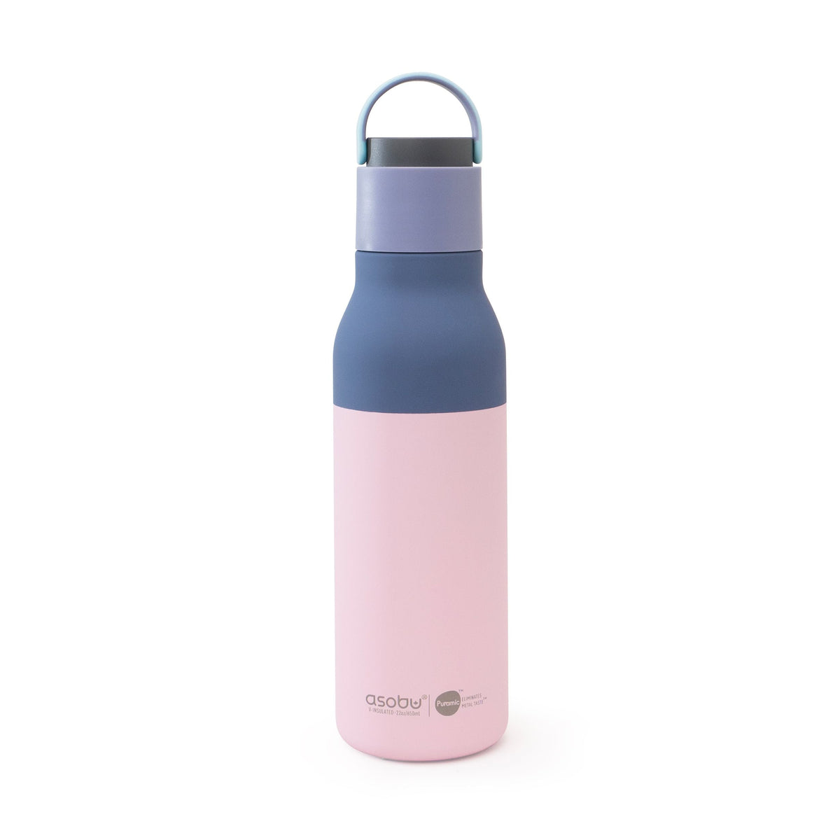 Metro Ceramic Water Bottle, 22-oz, Pastel Pink Z3B4 - product image 1