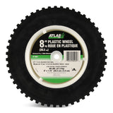 Plastic Lawn Mower Replacement Wheel with Geared Tread, 8-in x 1.75-in S5Z5 - product image 1