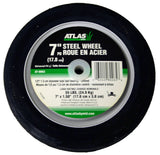 Steel Lawn Mower Wheel with Ball Bearings, 7-in x 1.5-in K5A8 - product image 1
