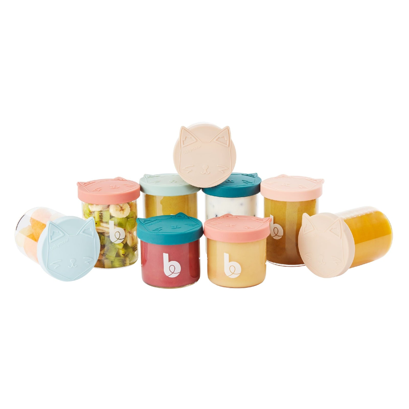 Isy Glass Food Prep & Storage Bowls Set, For Babies & Toddlers, 4-oz & 8.5-oz, 9-pk B3R1 - product image 1