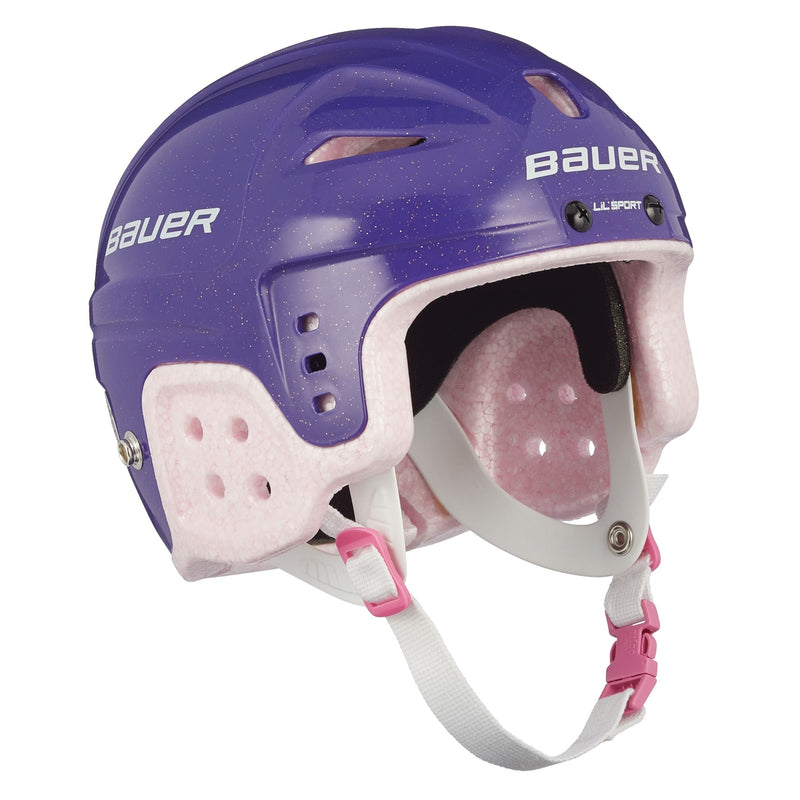 Lil' Sport Hockey Helmet, Youth, Purple & Pink I9C3