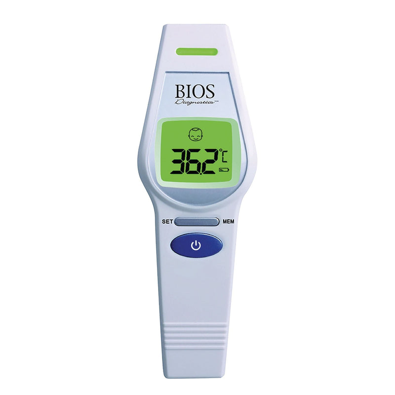 Diagnostics Non-Contact Digital Infrared Forehead Thermometer, 1-Second Reading P8G9