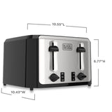Extra Wide Slots Toaster with 7 Settings, 4-Slices M4F2 - product image 5
