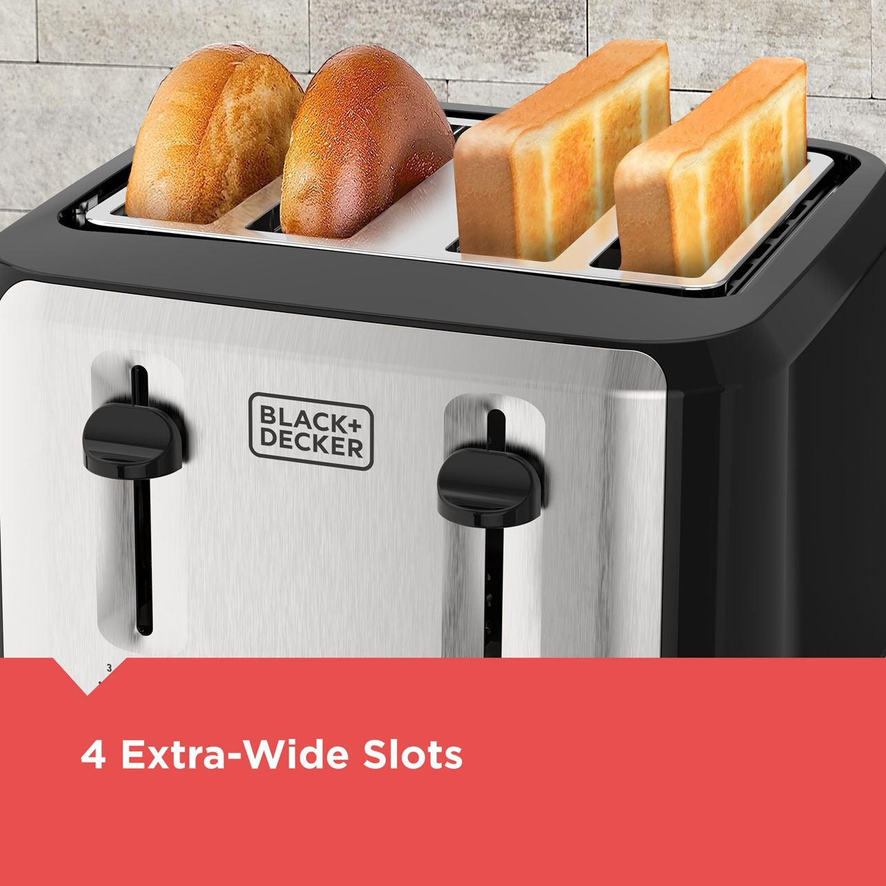 Extra Wide Slots Toaster with 7 Settings, 4-Slices M4F2 - product image 8