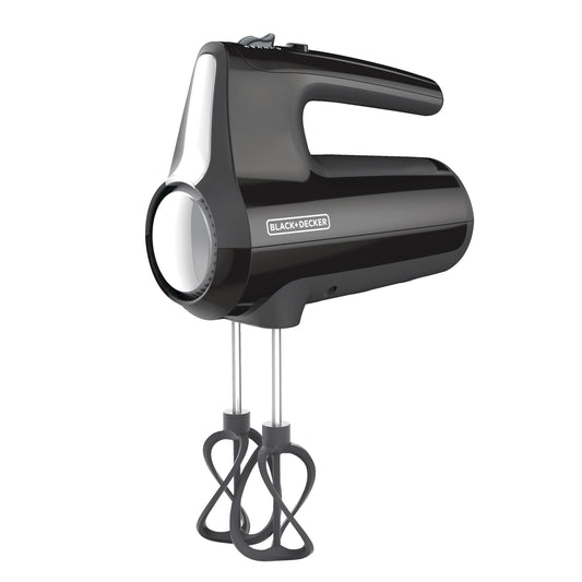 Helix Hand Mixer, Premium Performance 5 Speed Hand Mixer, Includes 5 Attachments and Case, Black B5H9 - product image 1