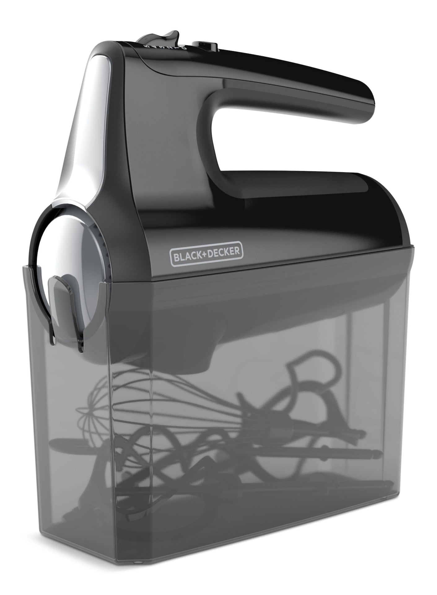 Helix Hand Mixer, Premium Performance 5 Speed Hand Mixer, Includes 5 Attachments and Case, Black B5H9 - product image 3