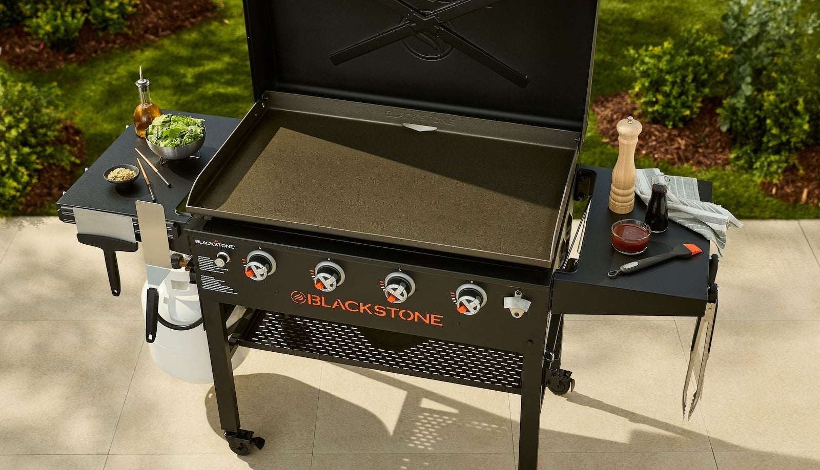 4-Burner LP Gas Portable Griddle with Lid, 36-in L8H8 - product image 7