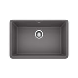 Precis SILGRANIT 27-in Single Bowl Undermount Kitchen Sink, Cinder Q1T4 - product image 1