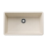 Precis SILGRANIT 32-in Super Single Undermount Kitchen Sink, Soft White N7F6 - product image 1