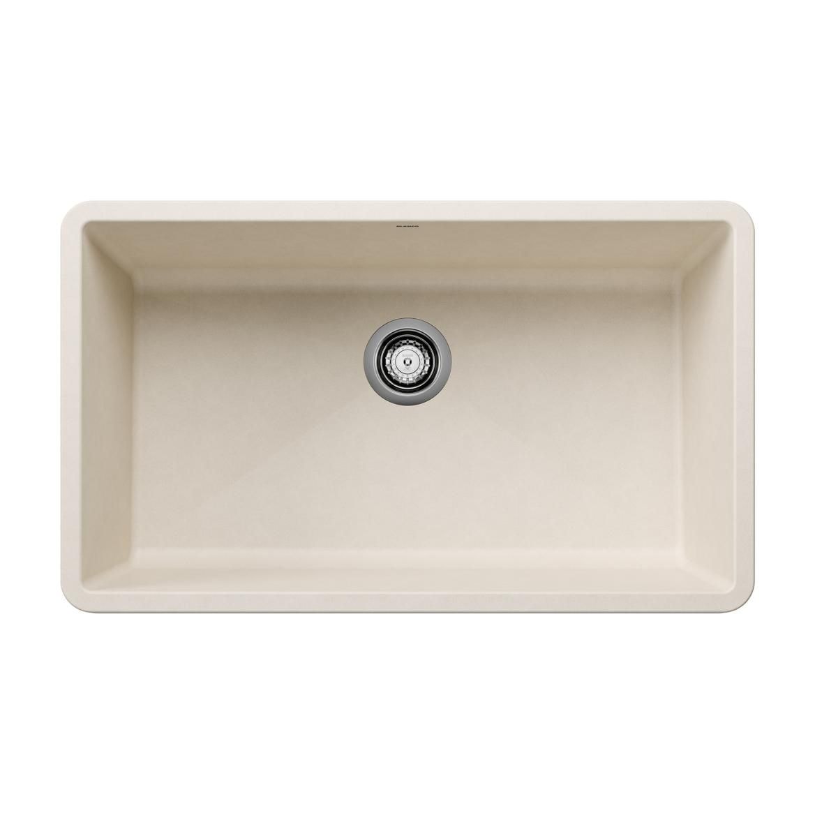Precis SILGRANIT 32-in Super Single Undermount Kitchen Sink, Soft White N7F6 - product image 1