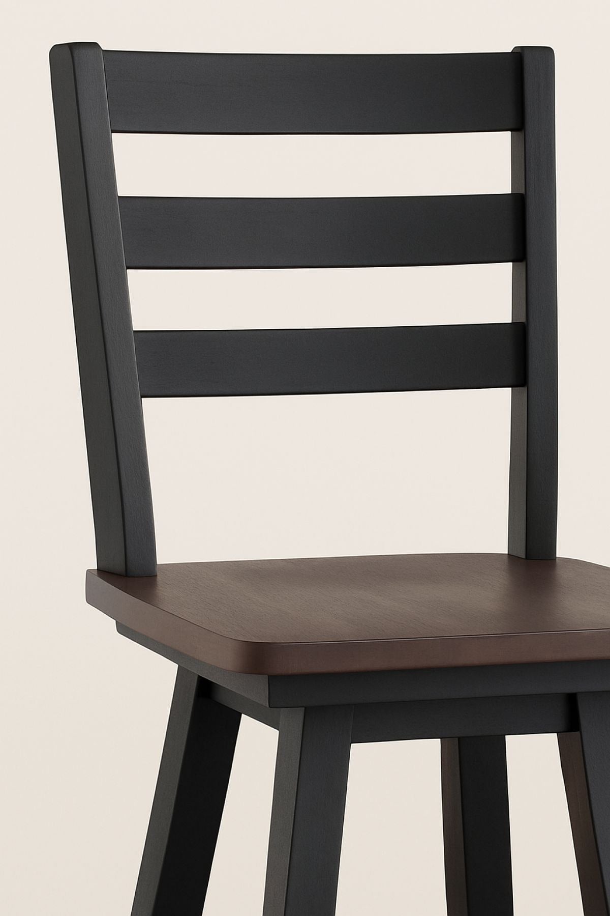 Aaron Oak/Dark Grey Swivel Counter/Bar Stool with Back Rest, 2-pc K6Y8 - product image 2