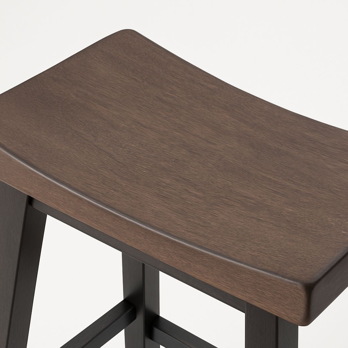 Arnold Oak/Dark Grey Counter/Bar Stool with Back Rest, 2-pc O1J3 - product image 2