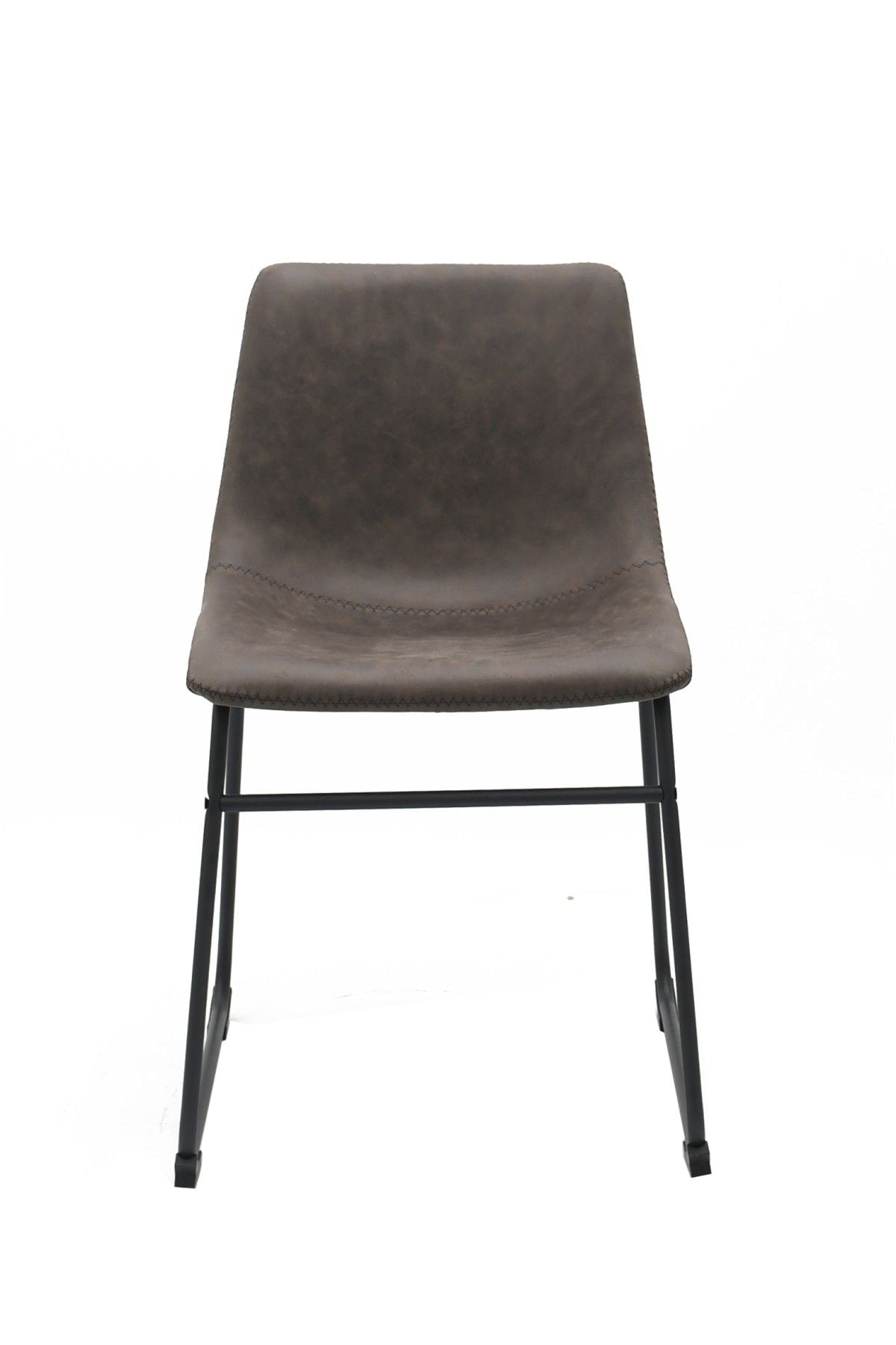 Rael Vintage Brown Fabric Upholstered Dining Chair, 2-pc Z7C0 - product image 1