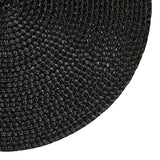 Braided Round Placemats, Black, 15-in Diameter, 4-pk I5X9 - product image 3
