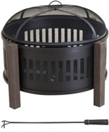 Campobello Round Wood Burning Outdoor Fire Bowl/Fire Pit, 31 x 24-in O1X3 - product image 5