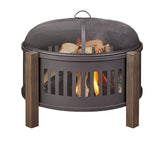 Campobello Round Wood Burning Outdoor Fire Bowl/Fire Pit, 31 x 24-in O1X3 - product image 7