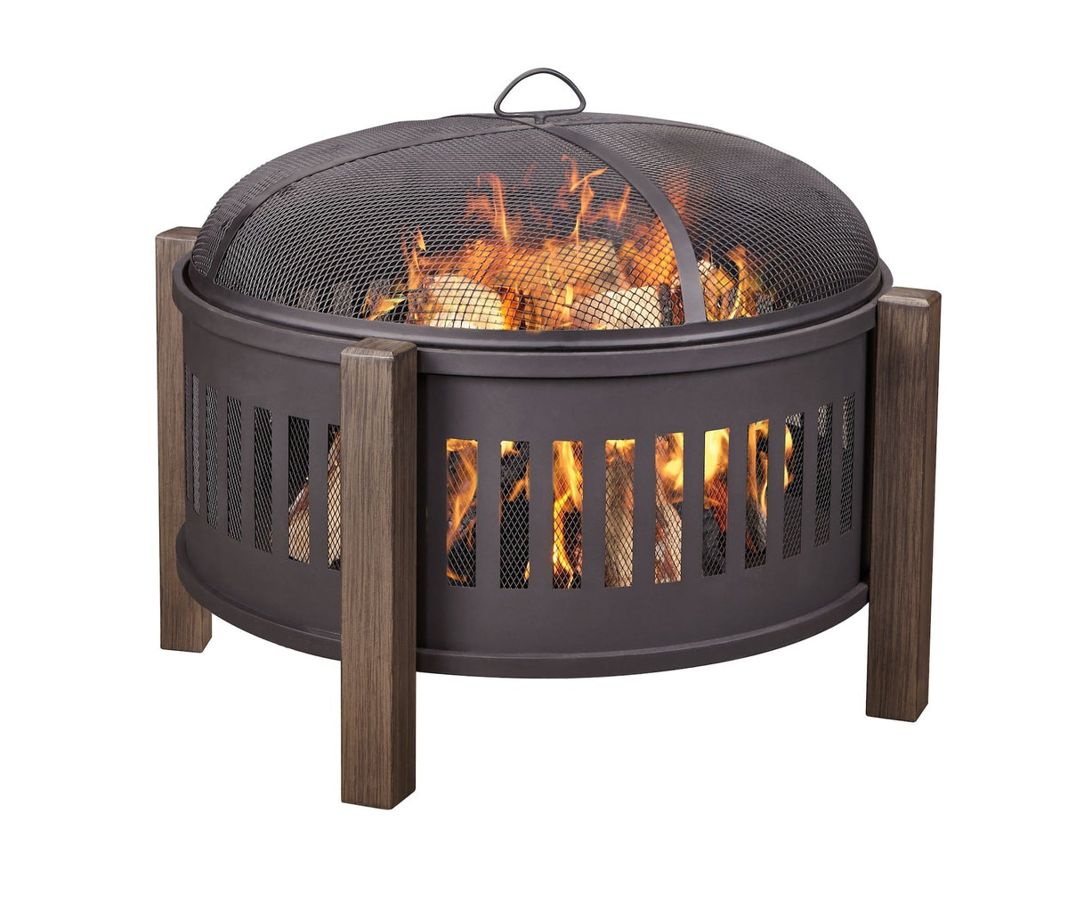 Campobello Round Wood Burning Outdoor Fire Bowl/Fire Pit, 31 x 24-in O1X3 - product image 8