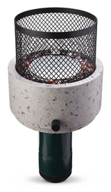 Cinder Round Outdoor Tabletop Gas Fire Pit, 11,000 BTU Z9O1 - product image 1