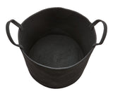 Finn Woven Cotton Rope Storage Basket, Black S9R7 - product image 1