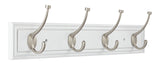 Galena Stainless Steel 4-Hook Pill Top Rail, White/Silver, 27-in Z3R1 - product image 1