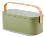 Metal Gardening Storage Container, Iron, Green B2I3 - product image 1