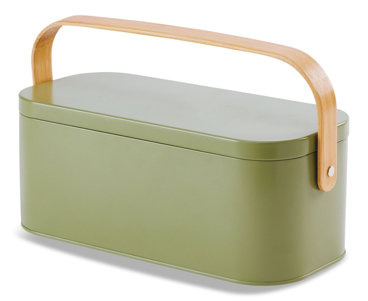 Metal Gardening Storage Container, Iron, Green B2I3 - product image 1