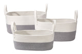 Nesting Rope Baskets Set, 3-pk E6X0 - product image 1