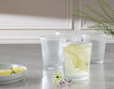 Ribbed DOF Dinner Glass Set, Lead-free, 4-pc N4R8 - product image 5
