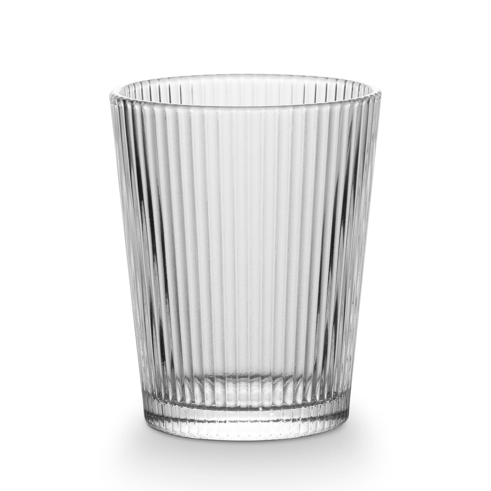 Ribbed DOF Dinner Glass Set, Lead-free, 4-pc N4R8 - product image 6