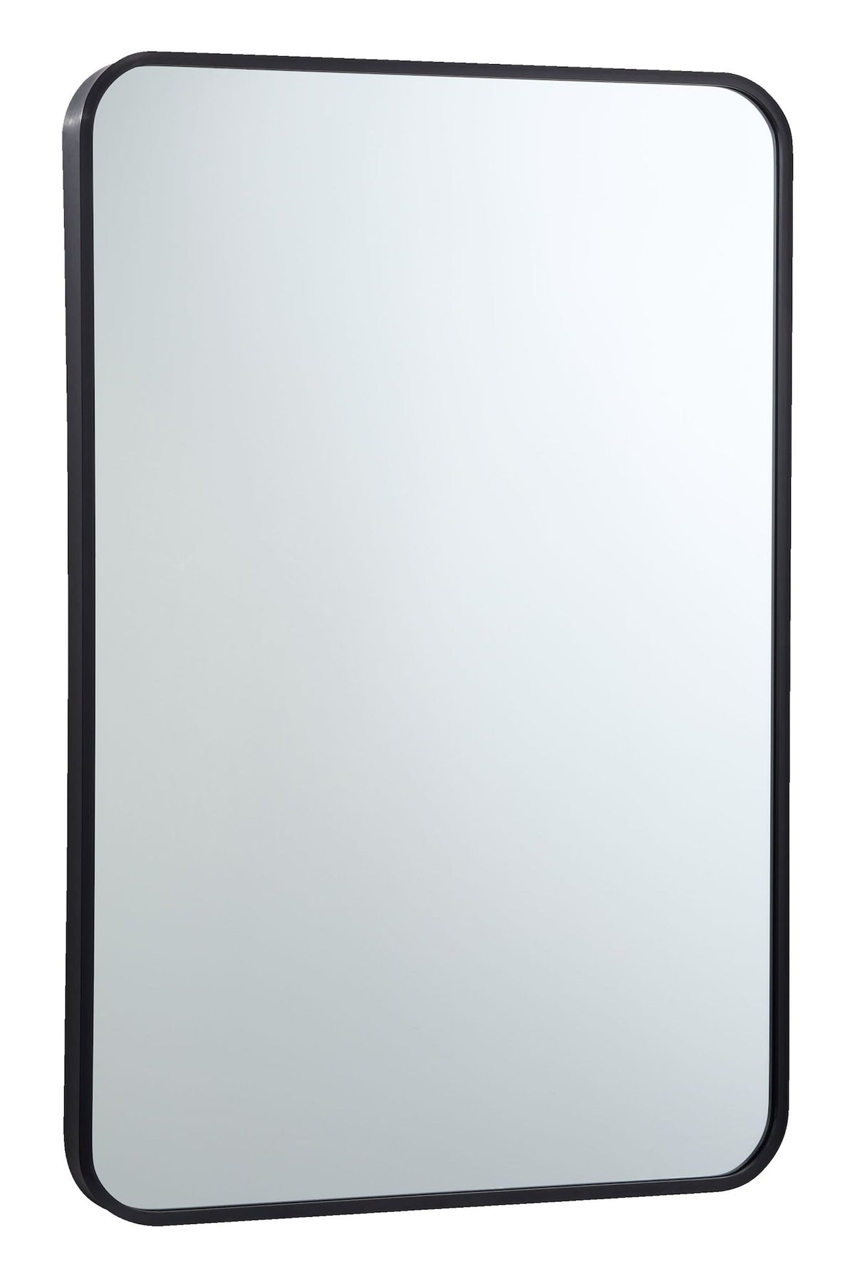 Truro Metal Rectangular Wall Mirror, Black, 20 x 30-in Q6J2 - product image 2