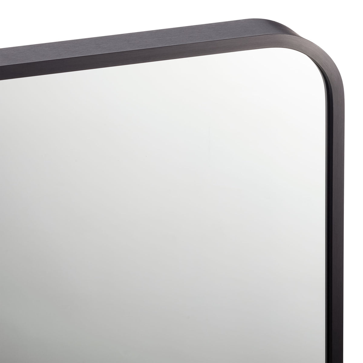 Truro Metal Rectangular Wall Mirror, Black, 20 x 30-in Q6J2 - product image 4