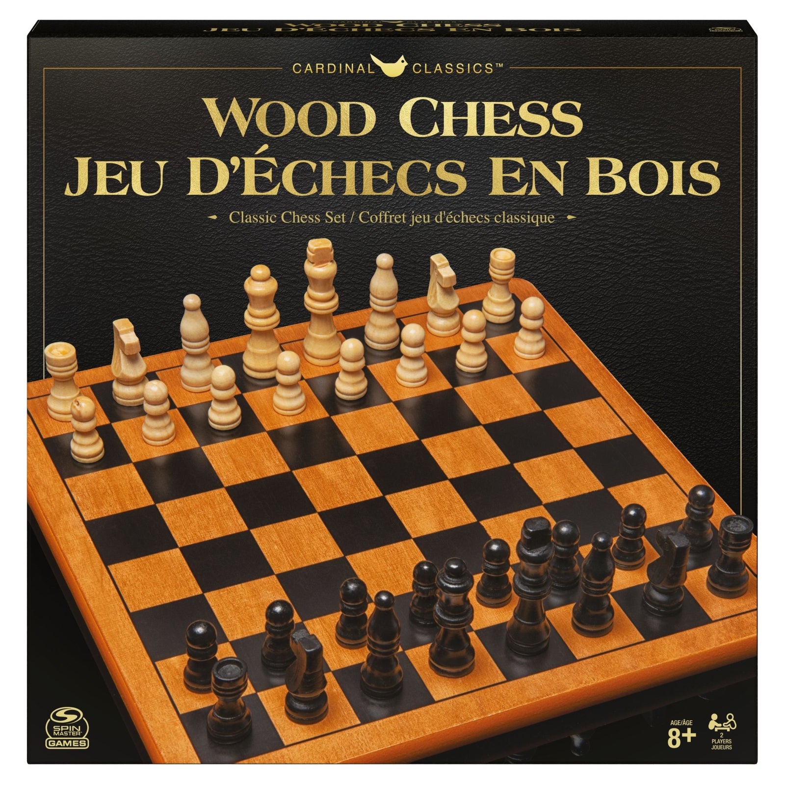 Classics Premium Wood Chess Set, 2 Players, Ages 8+ W8E7 - product image 1