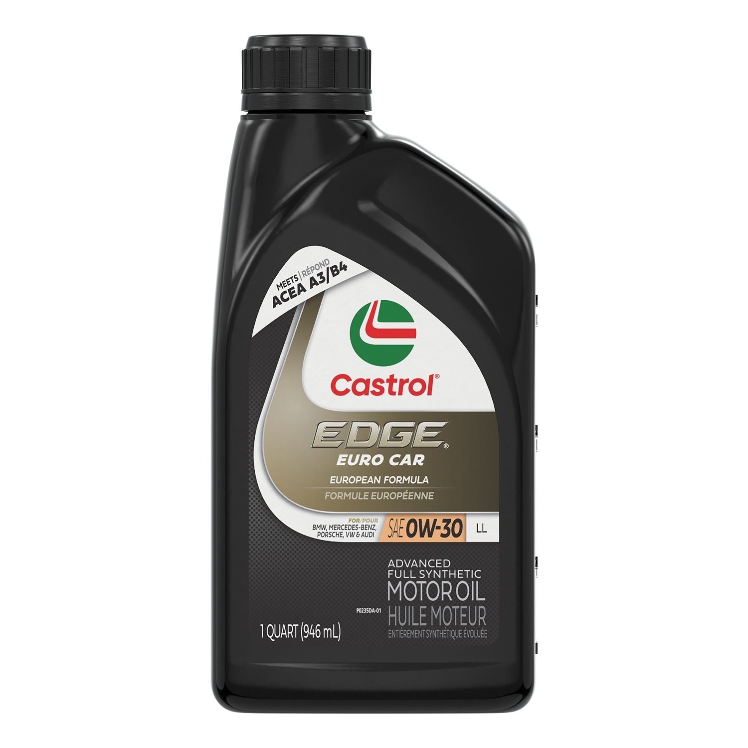 EDGE Euro LL 0W30 Advanced Synthetic Engine/Motor Oil, 946-mL Q5K2 - product image 1