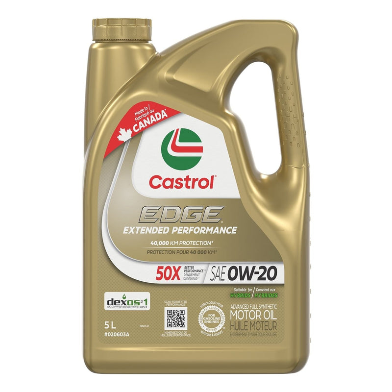 EDGE Extended Performance 0W20 Synthetic Engine/Motor Oil, 5-L Q1J2