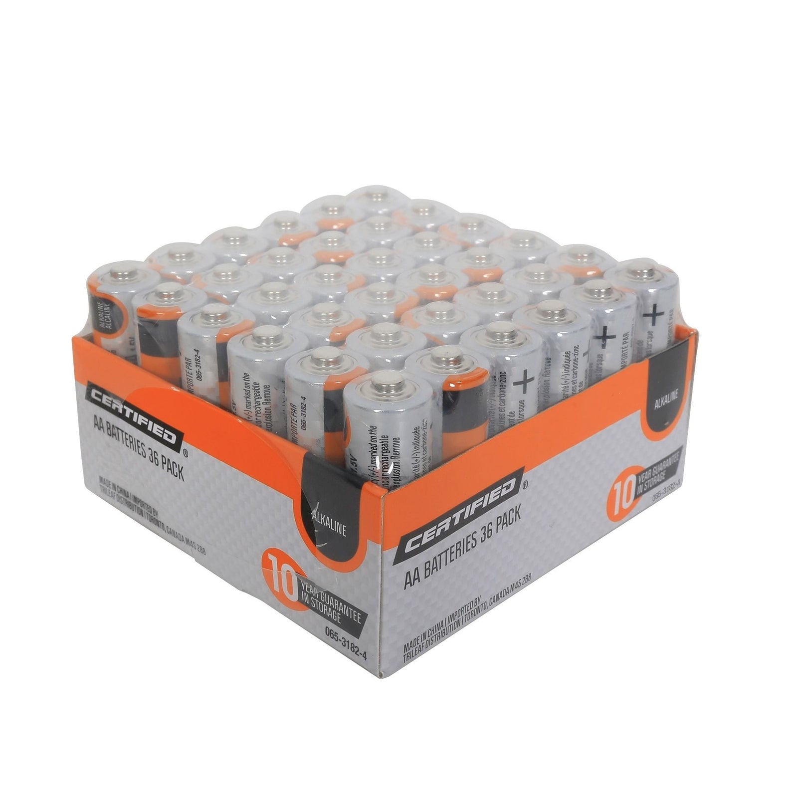 AA Alkaline Battery Set, All Purpose, Long Shelf Life, 36-pk G5H6 - product image 1