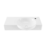 Right Side Faucet Wall-Mount Bathroom Sink, 30-in K1H0 - product image 1