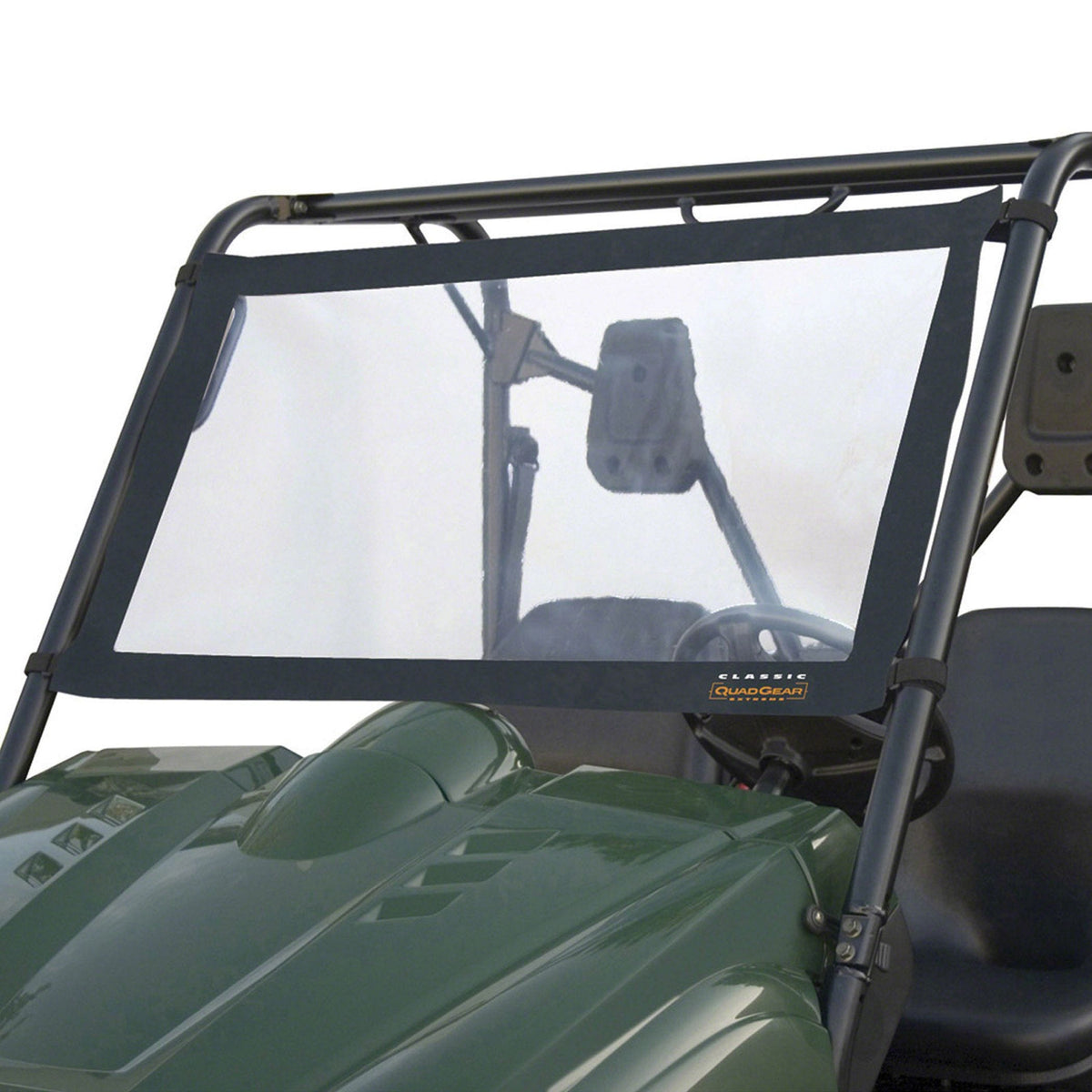 Classic Accessories 78627 QuadGear UTV Windshield for Kawasaki Mule 2500/3000 & Polaris Ranger, Black S5P1 - product image 1