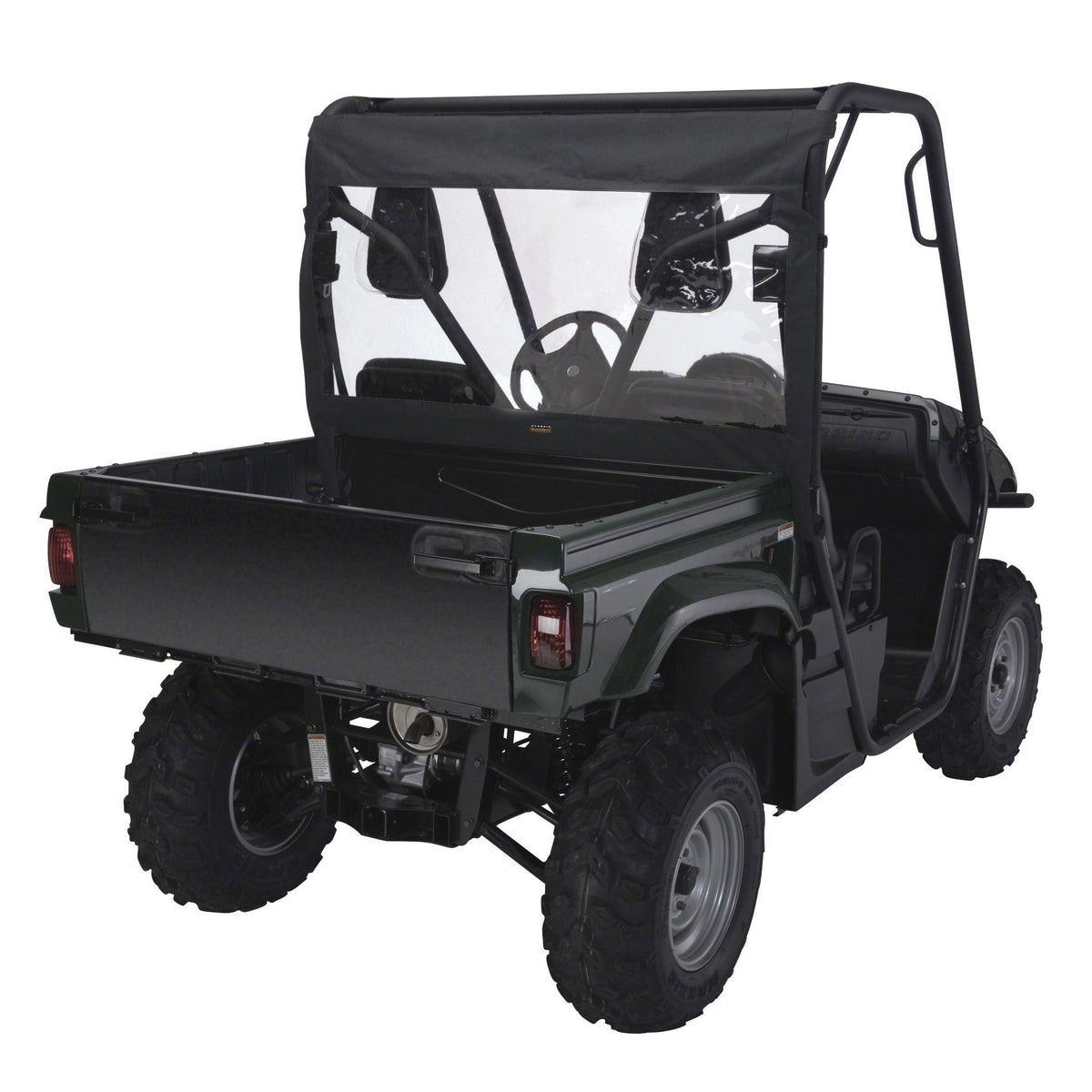 Classic Accessories 78637 QuadGear UTV Rear Windshield for Yamaha Rhino, Black N7W6 - product image 2