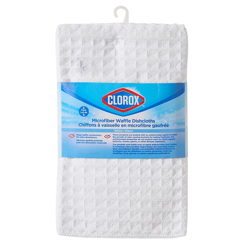 Waffle Microfiber Kitchen Dishcloths, 16-in x 19-in, 6-pk W5Q7 - product image 2