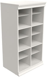 Modular Adjustable Divided Storage Shelves/Unit, White Q4C5 - product image 1