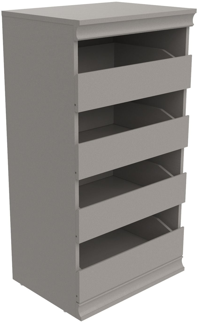 Modular Stackable 4-Drawer Closet Storage Unit, Taupe Z5F2 - product image 1