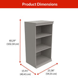 Modular Stackable Closet Storage Shelf Unit, Taupe Q7W1 - product image 3